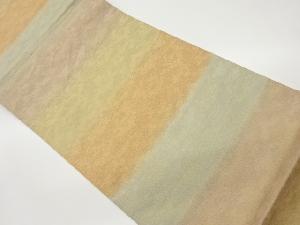 砂子綴れ横段模様全通袋帯